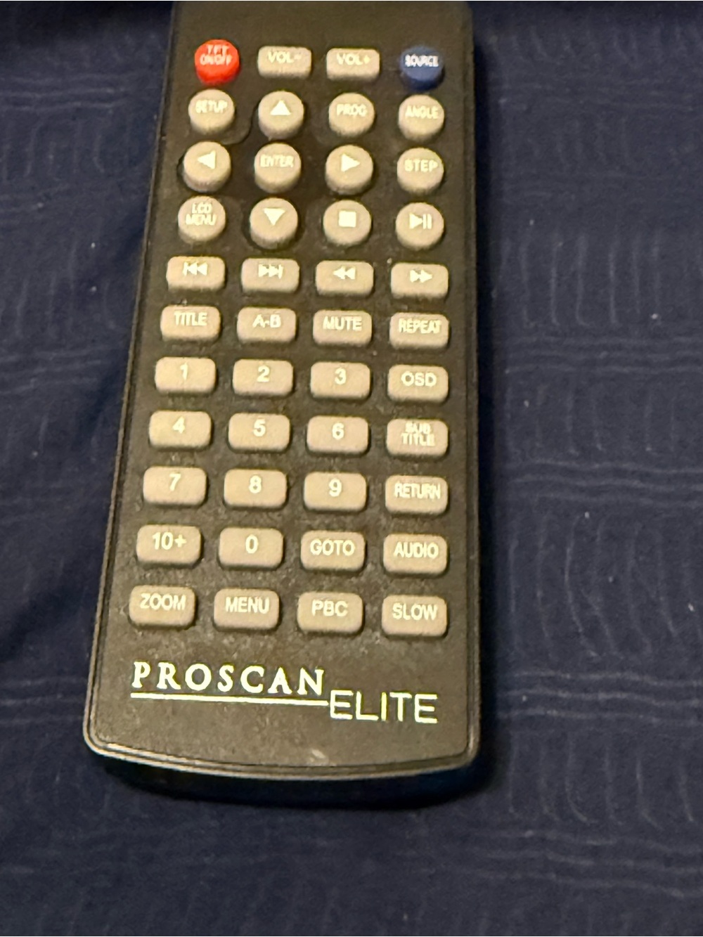 Remote Control For Proscan PEDVD1332 PDVD1332 Portable DVD Disc Player